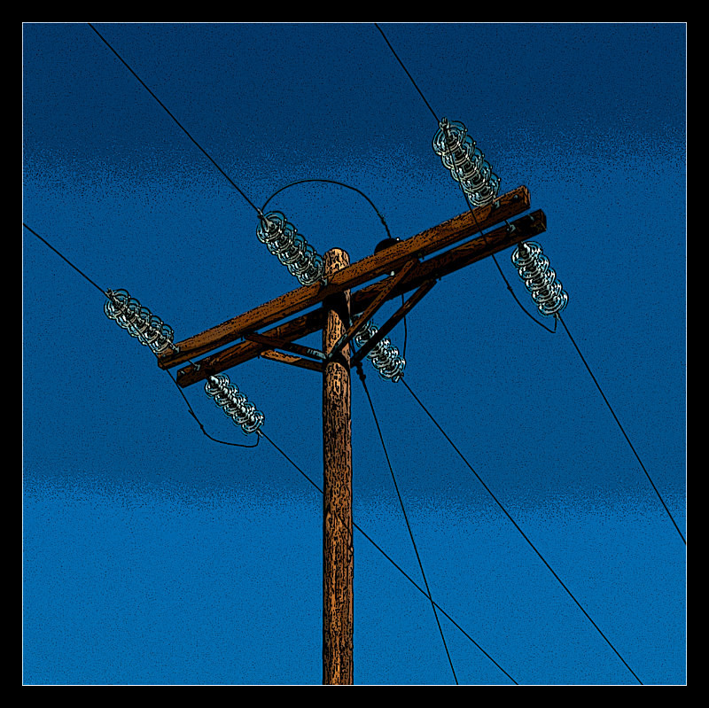 Power Pole and Glass - Details
