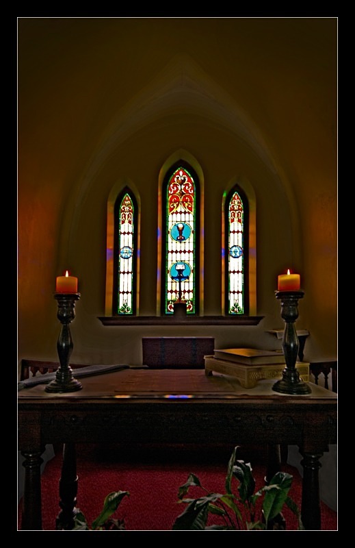 Pulpit by Candlelight - Building Elements