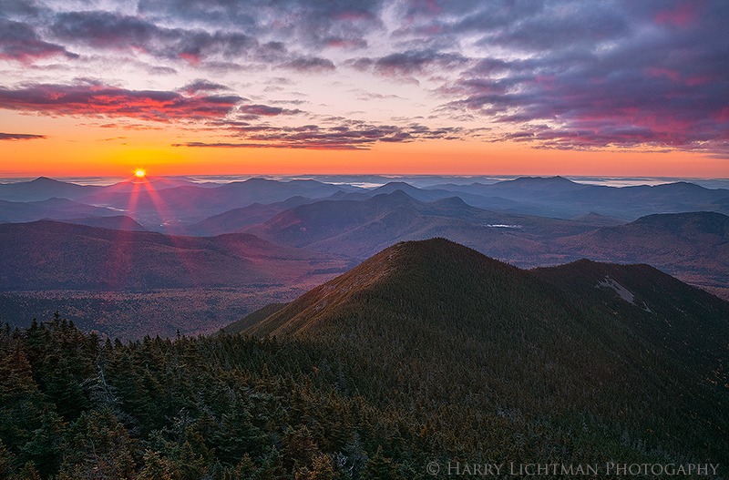 Signal Ridge - Autumn Sunrise - New Hampshire Mountains - Streams - Lakes - & Rivers