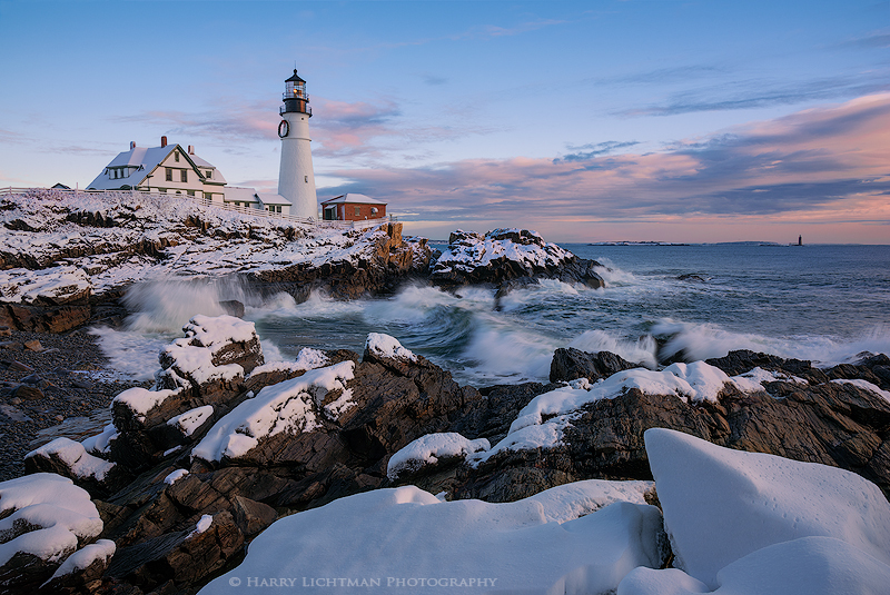 Winter Dusting Portland Head Light Winter Dusting Portland Head Light