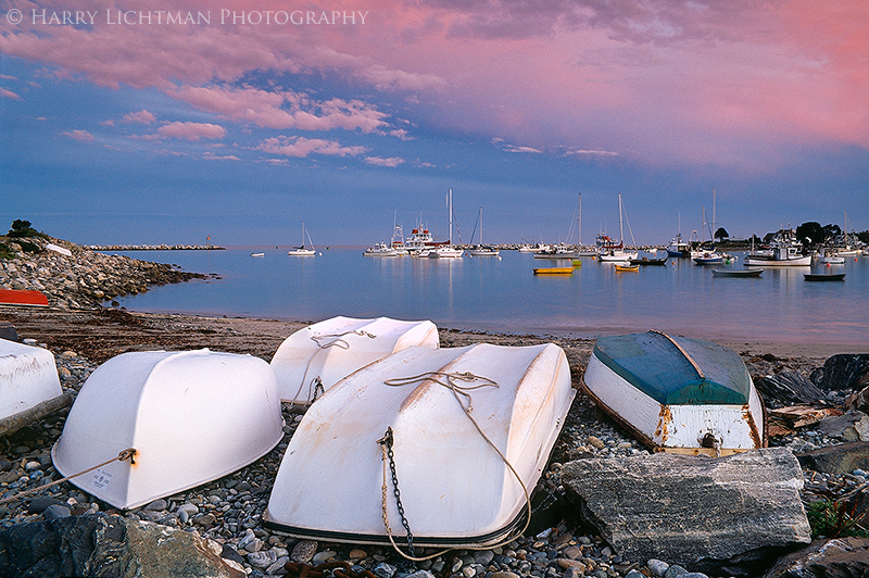 Rye Harbor Dusk - New Hampshire Seacoast
