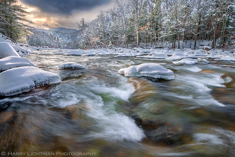 Swift River Snows - New Hampshire Mountains - Streams - Lakes - & Rivers
