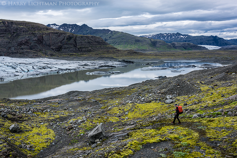 Hjallanes Glacier Hike - Iceland from the Trail