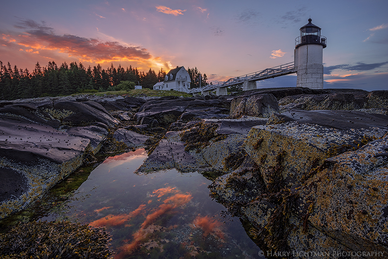 Marshall Point Sunrise - Maine Coast & Mountains