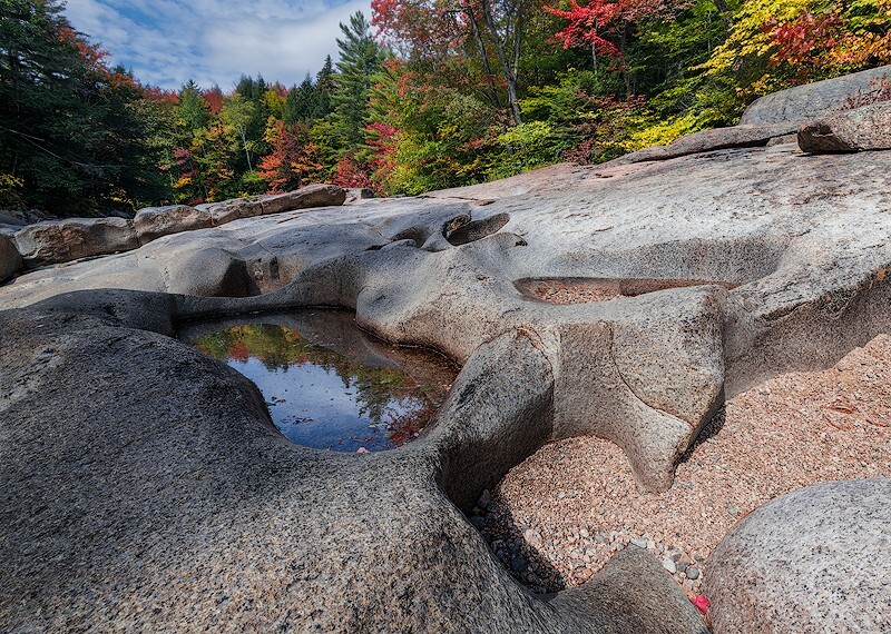 Nature's Sink Holes - New Hampshire Mountains - Streams - Lakes - & Rivers