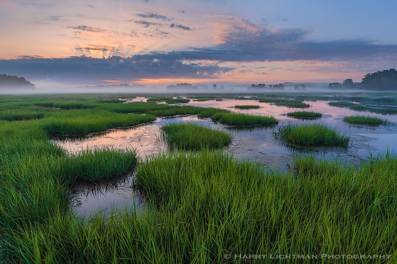 Rye Marsh Spring Sunrise - New Hampshire Seacoast