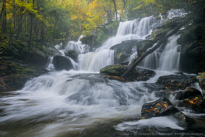 Autumn Flow - Garwin Falls - New Hampshire Mountains - Streams - Lakes - & Rivers