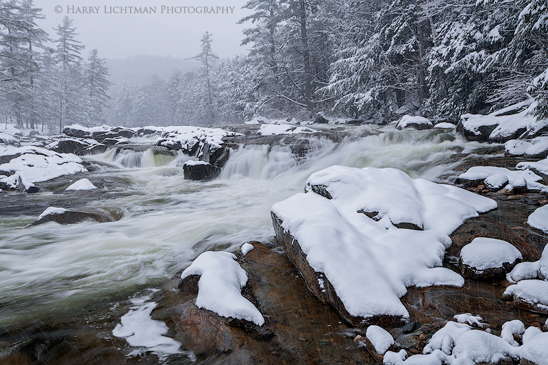 Winter's Rush - New Hampshire Mountains - Streams - Lakes - & Rivers