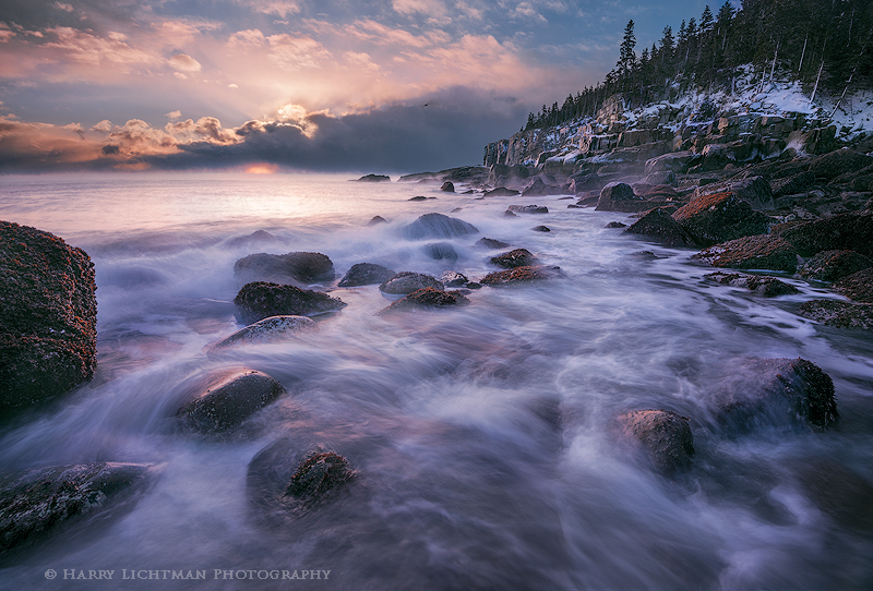 Smoke Screen - Boulder Beach - Maine Coast & Mountains