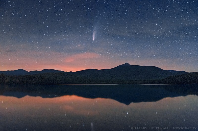 Neowise Over Chocorua - New Hampshire Mountains - Streams - Lakes - & Rivers