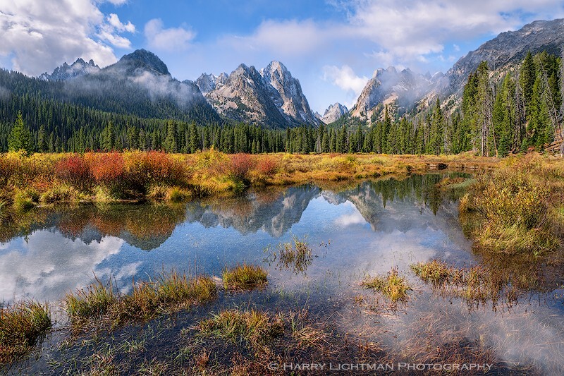 First Snow Sawtooths - Sawtooth Wilderness Idaho