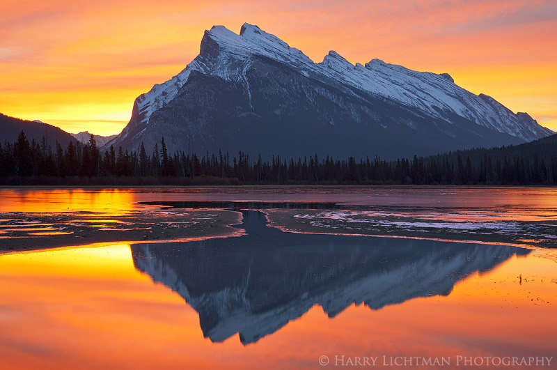 Rundle Reflections - Banff National Park 2013