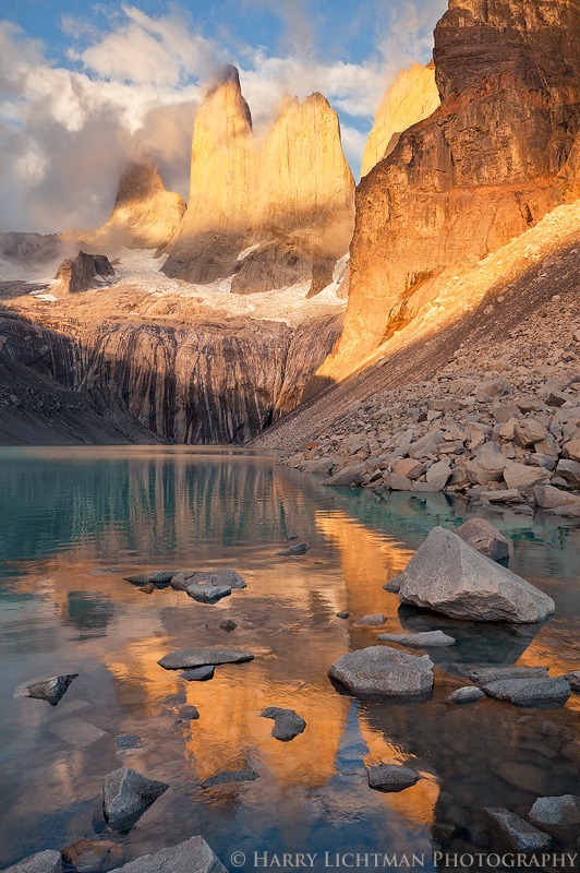 Los Torres - Daybreak - Torres del Paine National Park