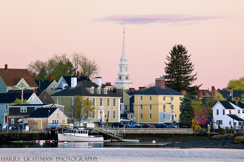 South End & North Church Sunrise - Portsmouth, NH - New Hampshire Seacoast