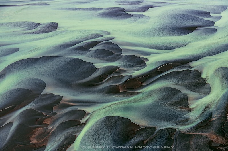 Olfusa River - Aerial Iceland