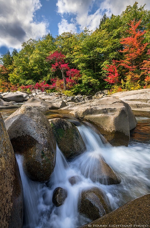 Swift River Falls - New Hampshire Mountains - Streams - Lakes - & Rivers