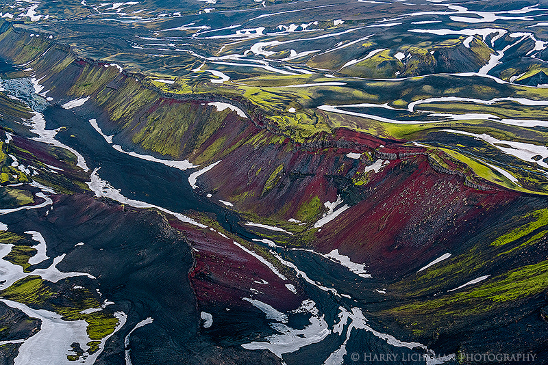 Iron Canyon - Aerial Iceland