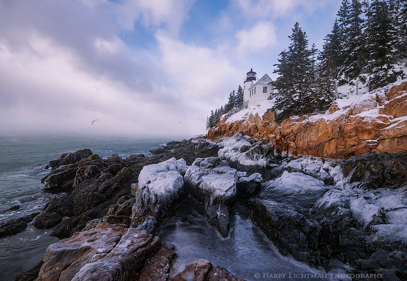 Bass Harbor Light - Frosted - Maine Coast & Mountains