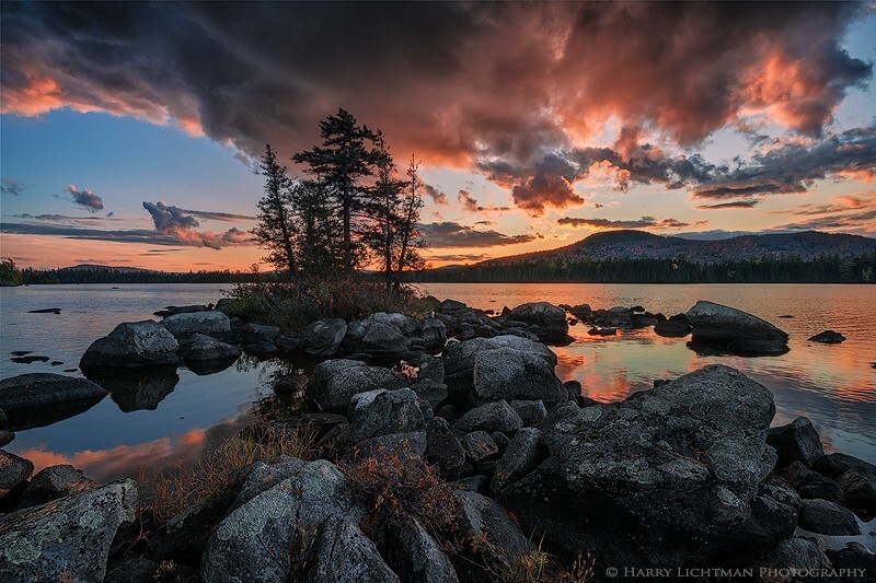 Sky Fire - Maine Coast & Mountains