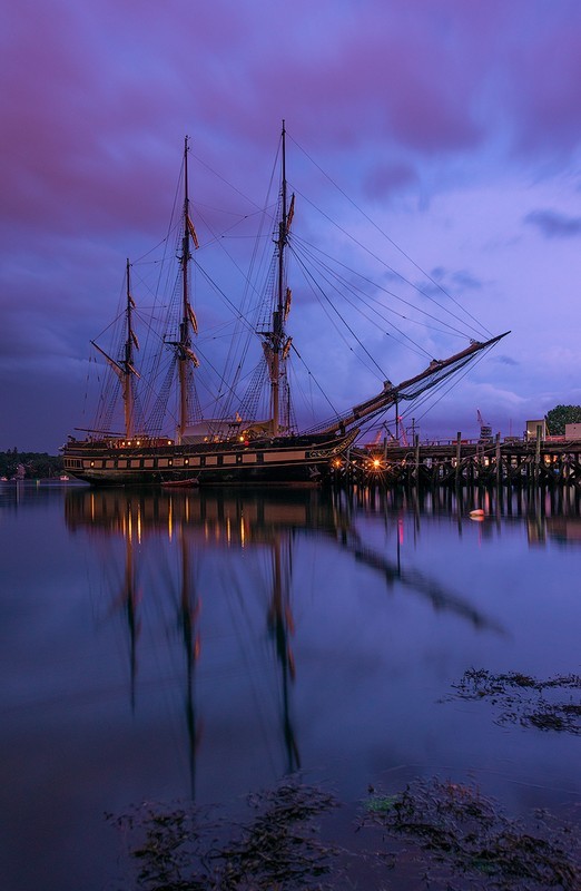 Unearthly Glow Portsmouth Harbor - New Hampshire Seacoast
