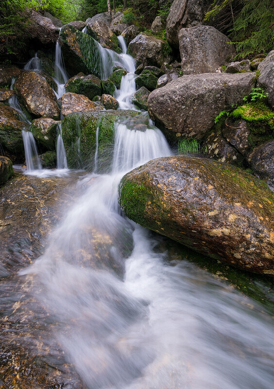 Cascade Brook - New Hampshire Mountains - Streams - Lakes - & Rivers