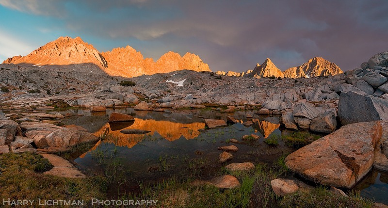 Last Light on the Palisades - Sierra Nevada