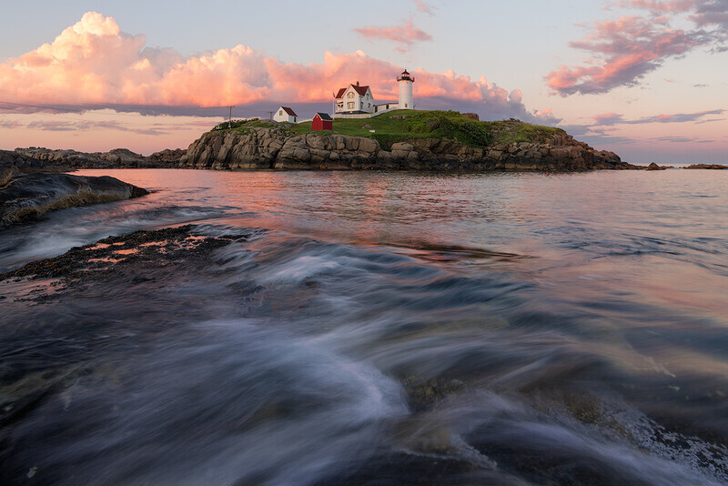 Nubble Reflections - Maine Coast & Mountains