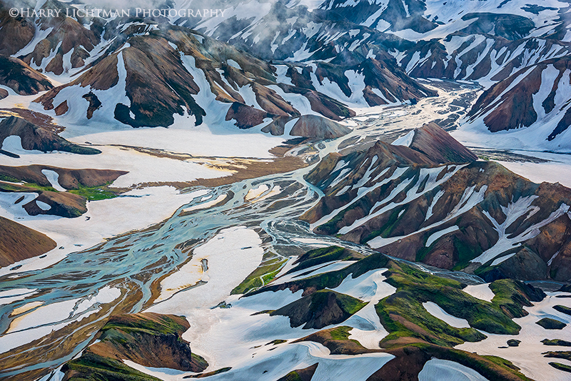 Highland Summer - Aerial Iceland