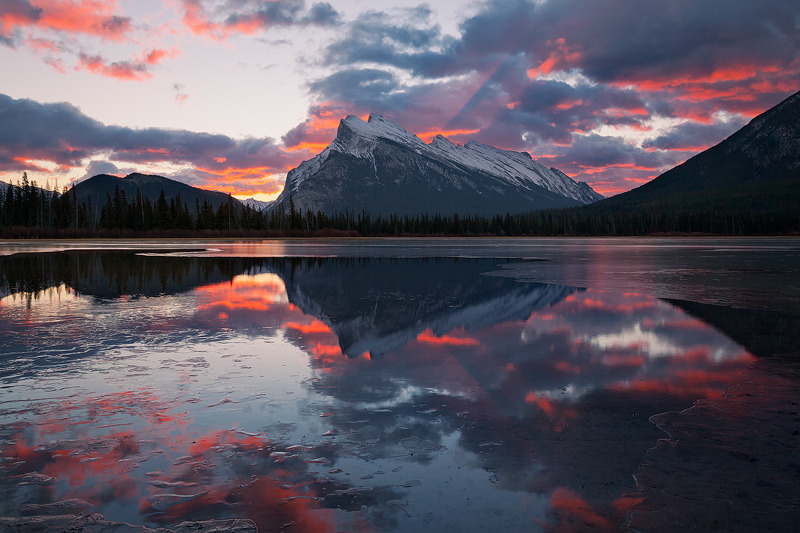Vermillion Light Show - Banff National Park 2013