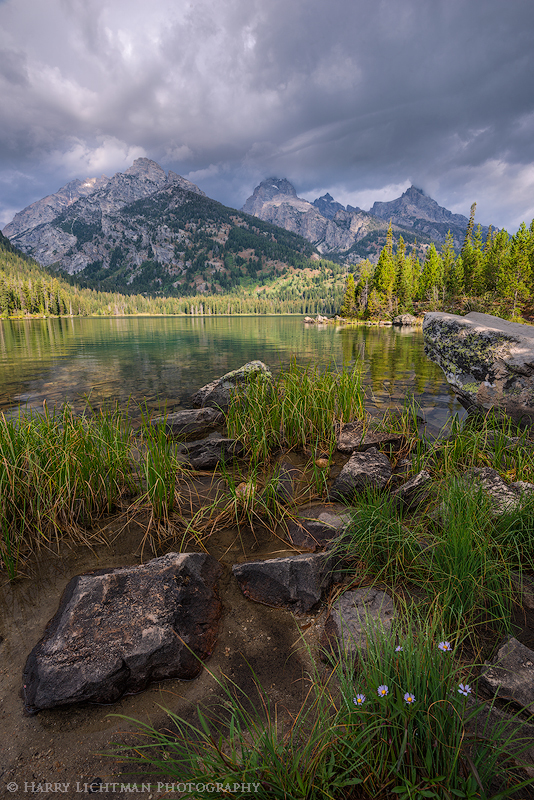 Impending Storm - Taggart Lake - Grand Teton - Autumn