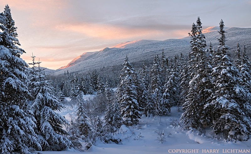Winter's Blanket - New Hampshire Mountains - Streams - Lakes - & Rivers