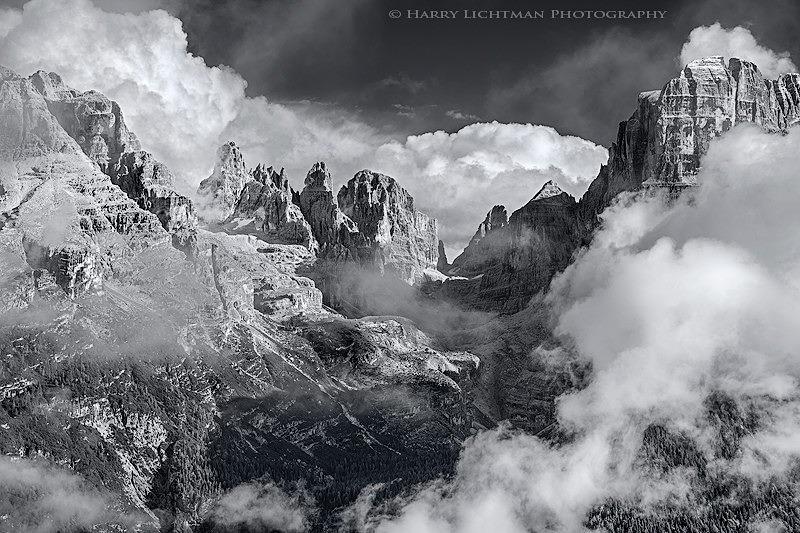 Brenta Dolomites - Black & White