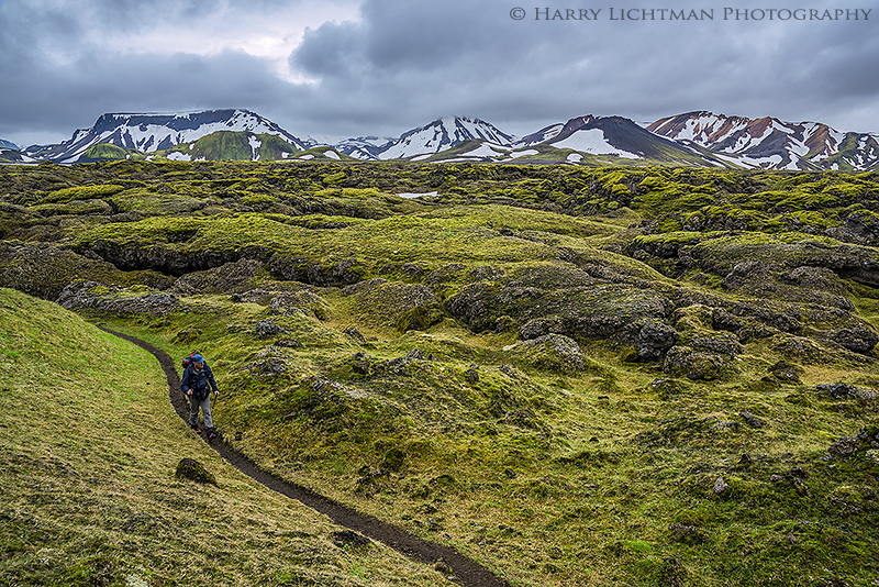 Ljotipollur Crater Lake Hike - Iceland from the Trail