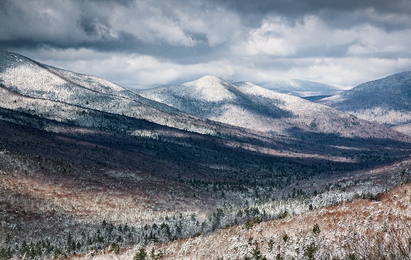 April Snow - Waterville Valley - New Hampshire Mountains - Streams - Lakes - & Rivers
