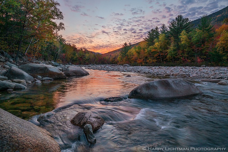Pemi Daybreak - New Hampshire Mountains - Streams - Lakes - & Rivers