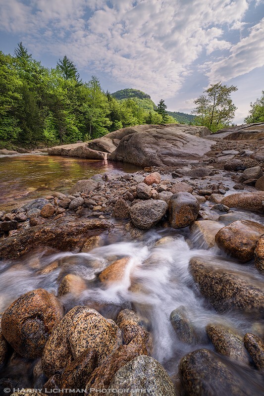 Hart Ledge - Spring Rush - New Hampshire Mountains - Streams - Lakes - & Rivers