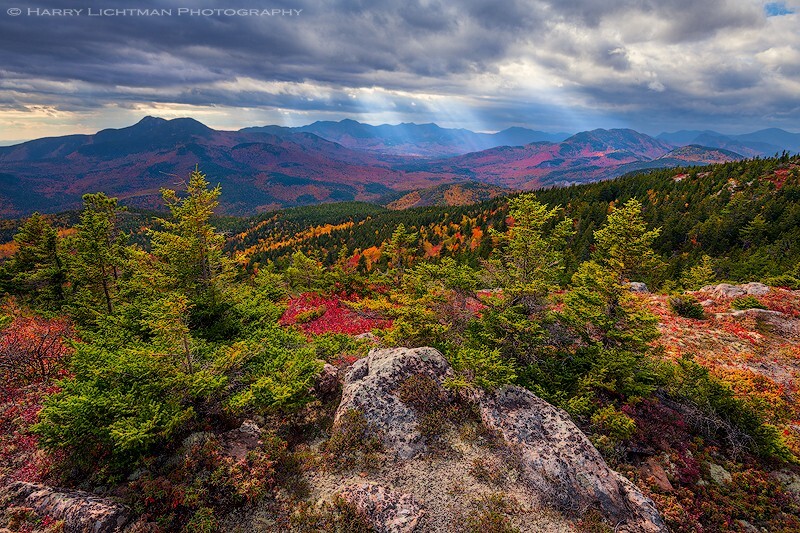 Autumn Vista Moat Mountain - New Hampshire Mountains - Streams - Lakes - & Rivers