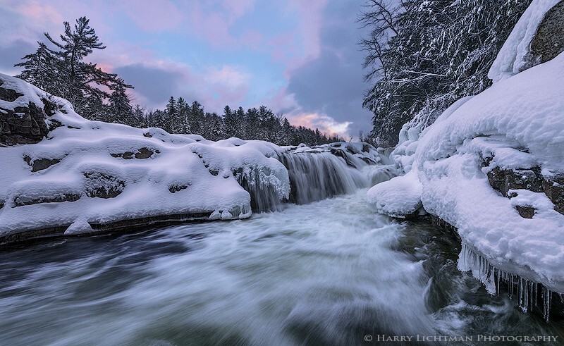 Locked in Winter - New Hampshire Mountains - Streams - Lakes - & Rivers