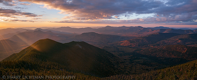 Autumn above Signal Ridge - New Hampshire Mountains - Streams - Lakes - & Rivers