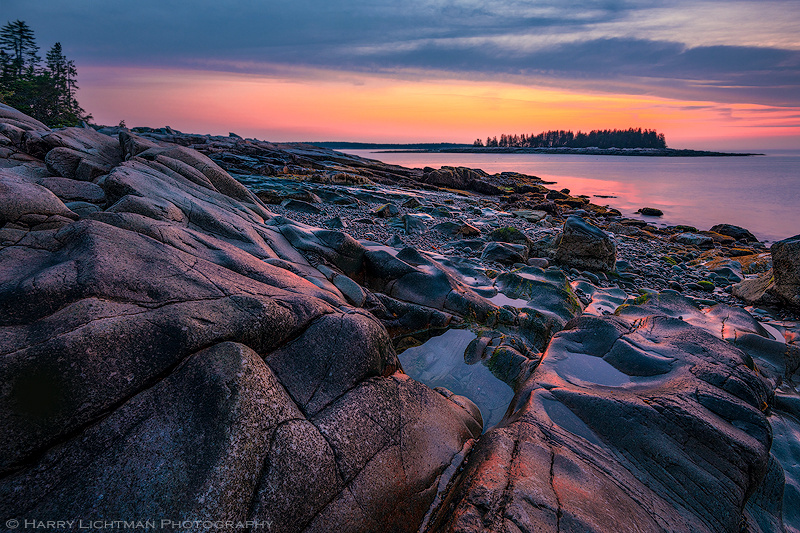 Schoodic Predawn - Maine Coast & Mountains