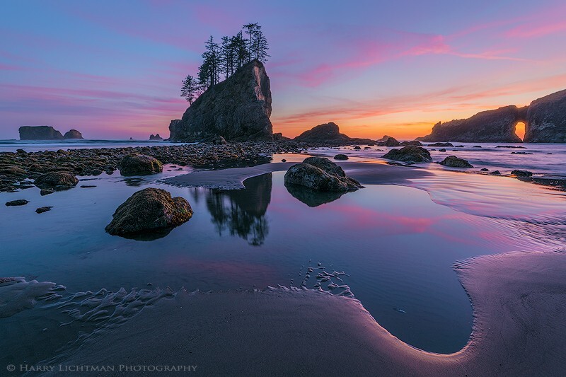 Olympic Nightfall - Olympic National Park