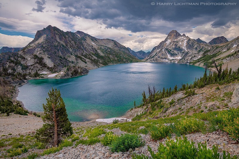 Sawtooth Lake Impending Storm - Sawtooth Wilderness Idaho