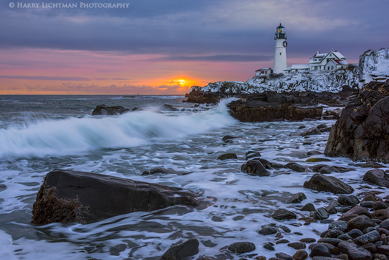 Breaking Through - Maine Coast & Mountains