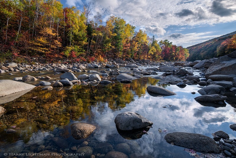 Autumn Reflections - New Hampshire Mountains - Streams - Lakes - & Rivers