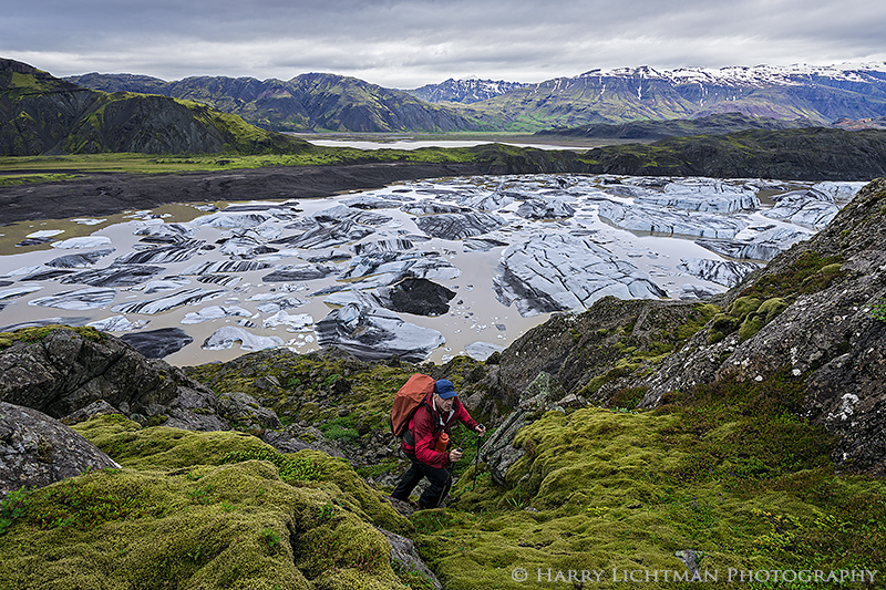 Hoffellsjokull - Iceland from the Trail