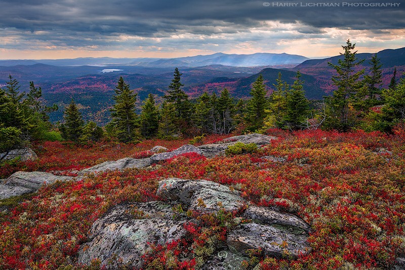 Crimson Carpet - New Hampshire Mountains - Streams - Lakes - & Rivers