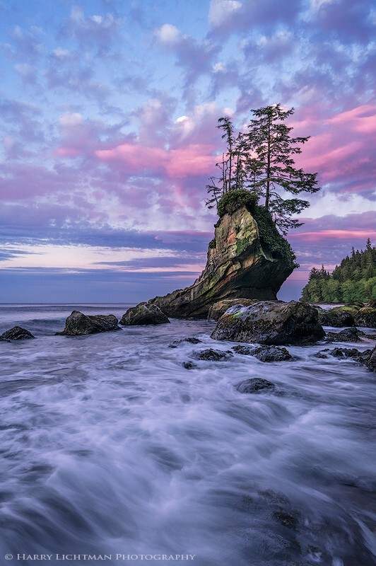 Sunset Splash - Olympic National Park