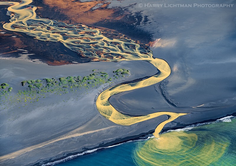 River Serpent - Aerial Iceland