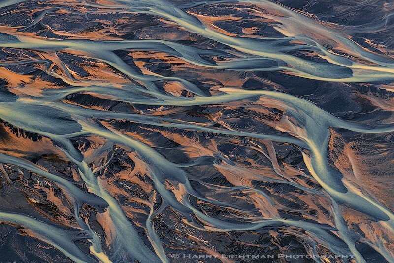River Snakes - Aerial Iceland