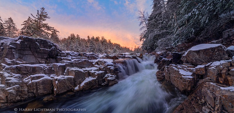 Winter Dusting - New Hampshire Mountains - Streams - Lakes - & Rivers